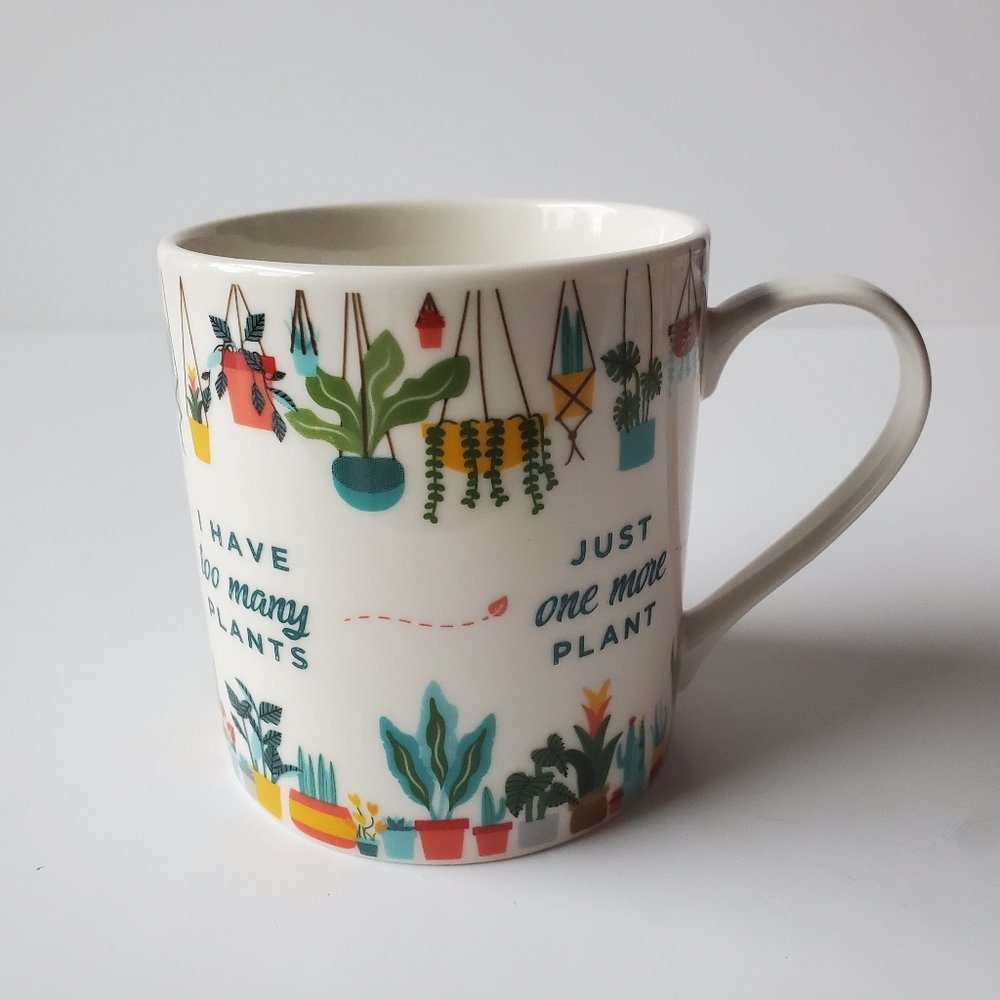 Ginger Fox Plant Addict Coffee Mug Collectible For The Plant Lover